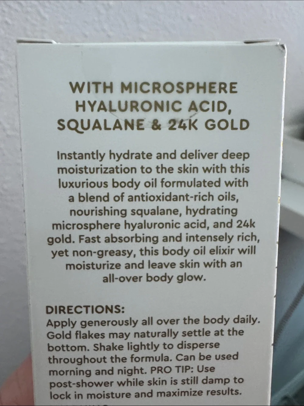 Kopari Golden Aura 24K Gold Body Oil — NWT